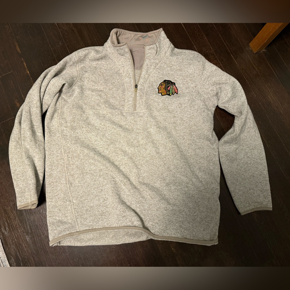 Men's Antigua Blackhawks Quarter Zip